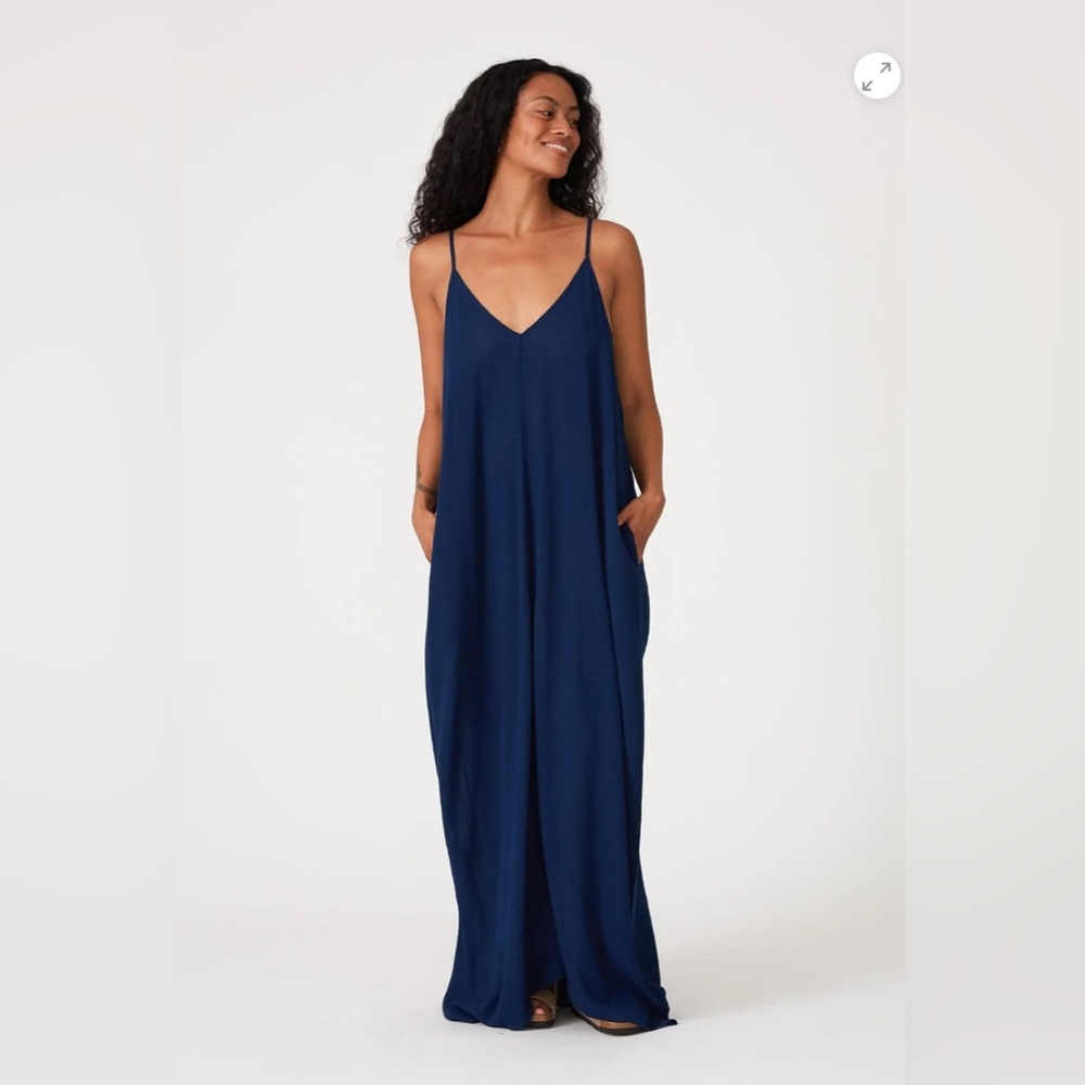 Lovestitch Weekend Mila Maxi Dress, Navy Blue, size S/M